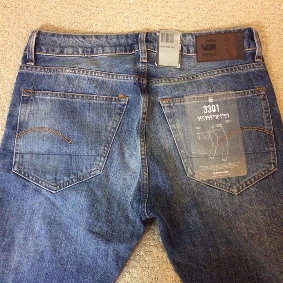 G-Star Raw Men 3301 Deconstructed Slim Straight - Picture 6 of 8